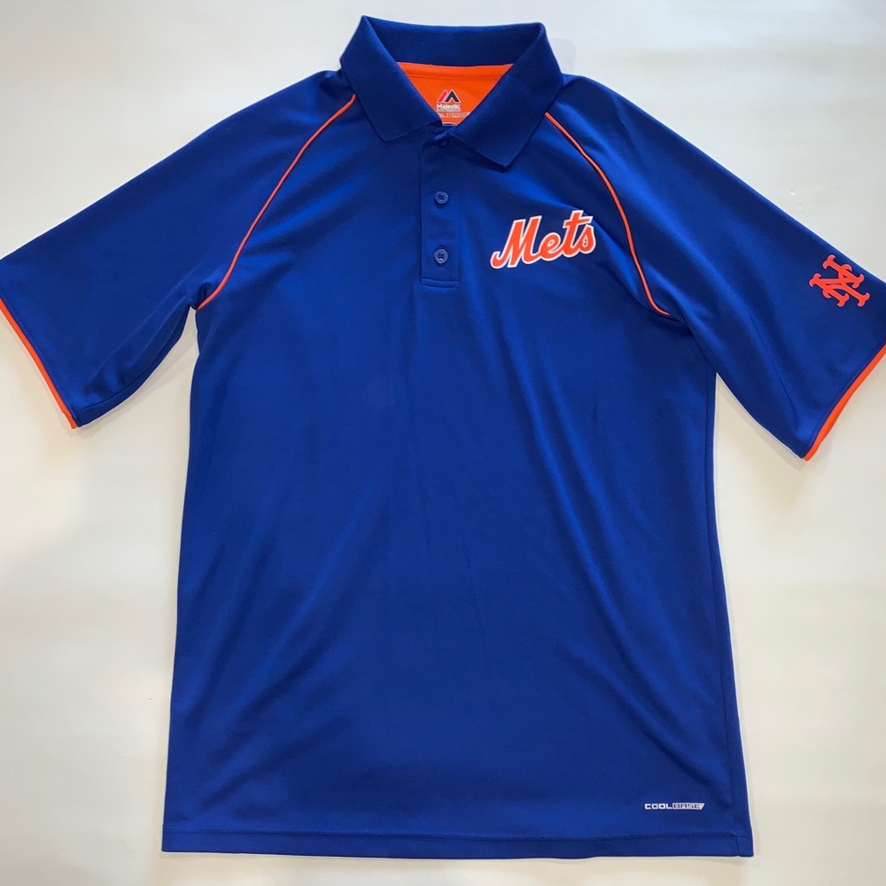 Men's MLB Mets Polo Top Size M